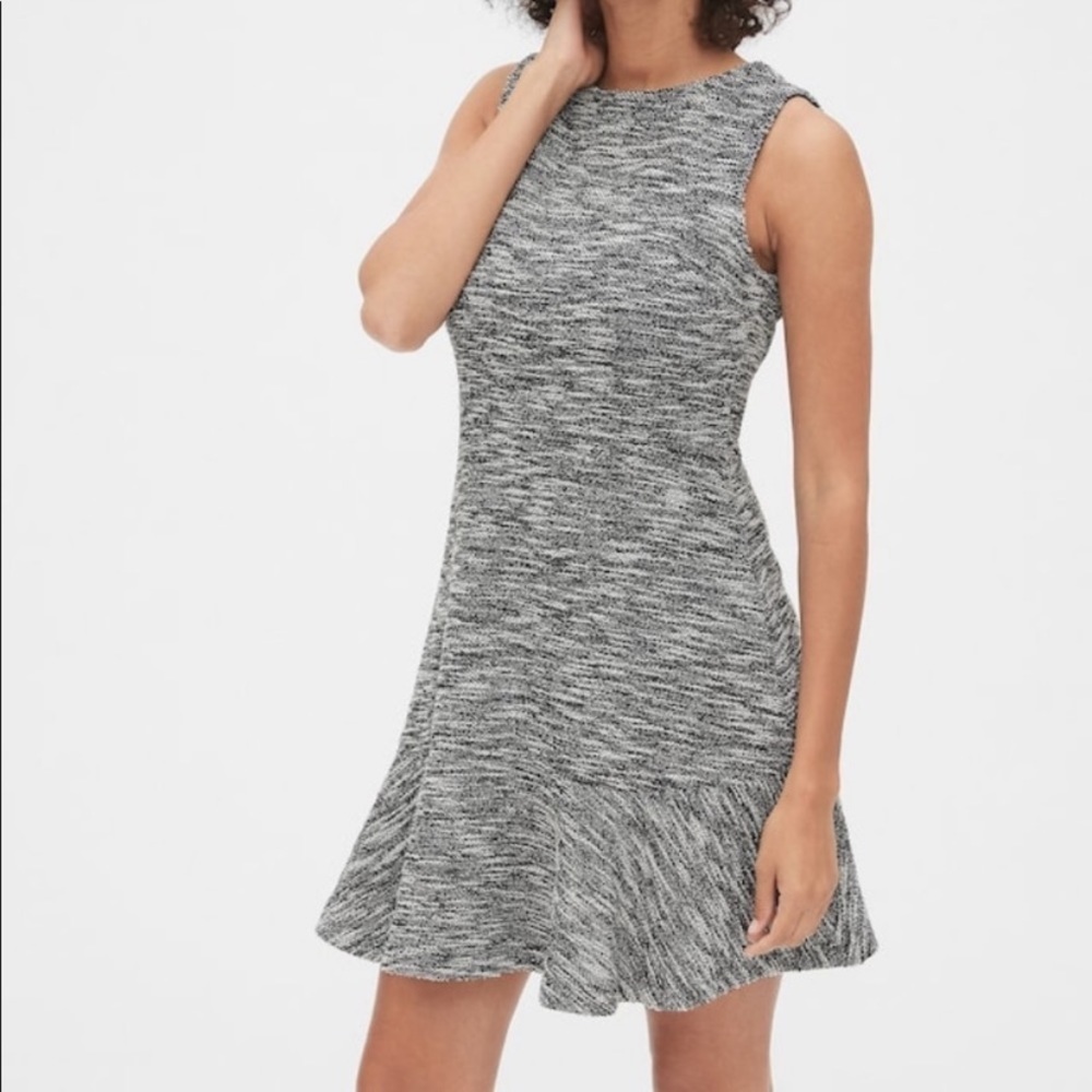 GAP Tweed Sexy Fit & Flare Dress 8P NWT